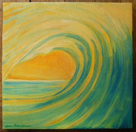 Cher's Painting of a Wave